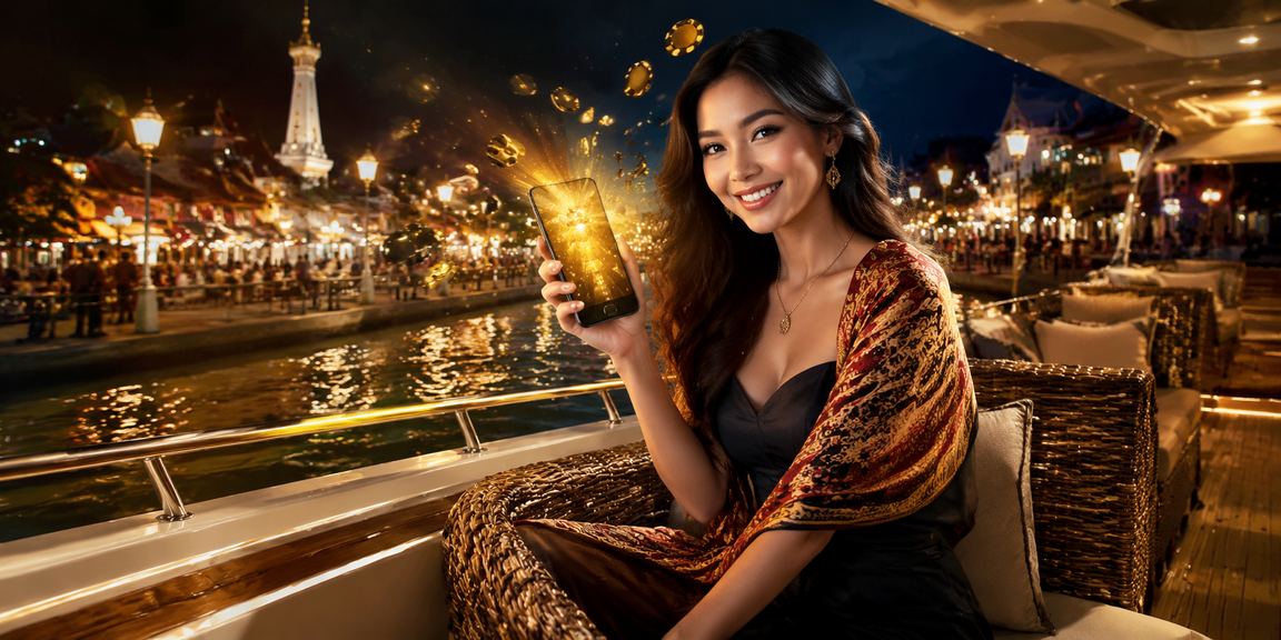 Model Vietnam memainkan casino mobile di suasana kasual modern